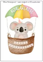 Vorschau - Mal- und Bastelvorlagen - Geburtstagskalender Koalaklasse - Seite 2