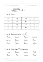 Vorschau - Arbeitsblätter - Leseblatt Xx Klasse 1 - Seite 3