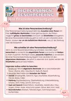 Vorschau - Arbeitsblätter - Personenbeschreibung - Seite 1