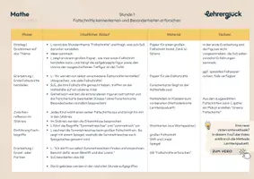 Vorschau - Unterrichtsreihen - Unterrichtseinheit Symmetrie (Symmetriewerkstatt) Klasse 1 und 2 - Seite 1