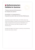 Vorschau - Spiele - 🎴 Reflexionskarten: Gefühle im Sommer - Seite 1