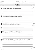 Vorschau - Arbeitsblätter - Faultier MEGABUNDLE - Wissenskartei, Lückentext, Steckbrief, Suchsel, Quizkarten, POP Art Malvorlagen - Seite 3