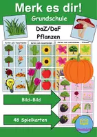 Vorschau - Spiele - Merk es dir Pflanzen (Bild-Bild) - DaZ/DaF, Deutsch (Klasse 1 bis 4) - Deckblatt