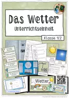 Vorschau - Stundenentwürfe - Materialpaket "Wetter" - Klasse 1 und 2 - Seite 1