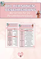 Vorschau - Merkblätter - Personenbeschreibung - Deckblatt