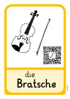 Vorschau - Poster - Sinfonieorchester Instrumente Tafelmaterial QR-Codes - Seite 3
