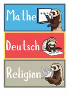 Vorschau - Poster - Tagestransparenz / Stundenplan - Karten | Frettchenklasse - Seite 1