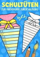 Vorschau - Arbeitsblätter - Schultüten zum Nachspuren und Ausmalen ✏️ Schwungübungen - Deckblatt