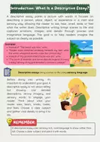 Vorschau - Arbeitsblätter - Writing a Descriptive Essay: Sensory Language & Style - Seite 1