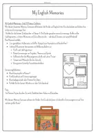 Vorschau - Mal- und Bastelvorlagen - My English Memories: Abschied Grundschule Klasse 4 Englisch - Seite 1