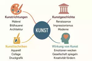 Vorschau - Arbeitsblätter - Arbeitsblätter "Kunst" + interaktive Lösungen & MP3s + Mindmap + Infografik - Seite 2