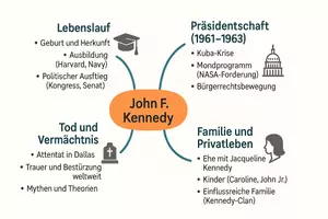 Vorschau - Arbeitsblätter - Arbeitsblätter zum Thema "John F. Kennedy" + Lösung & MP3 + Mindmap + Infografik - Seite 2