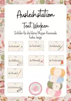 Vorschau - Poster - Ausleihstation: Schilder für den textilen Werkunterricht - Deckblatt