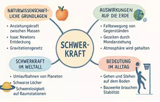 Vorschau - Arbeitsblätter - Arbeitsblätter zum Thema "Schwerkraft" + Lösung & MP3 + Mindmap + Infografiken - Seite 3