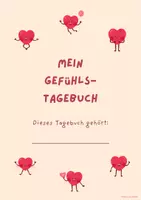 Vorschau - Arbeitsblätter - Tagebuch der Gefühle - Deckblatt