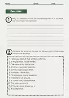 Vorschau - Arbeitsblätter - Writing a Social Media Comment: Structure, Language, Examples, Arguments - Seite 3