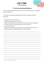 Vorschau - Arbeitsblätter - Let's Talk: Social Media - Partnerarbeit und Reflexion (ab Kl.9) - Seite 3