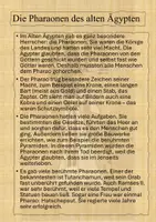 Vorschau - Arbeitsblätter - Pharaonen im alten Ägypten - Seite 1