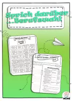Vorschau - Arbeitsblätter - a grateful mind - Sprich darüber...Berufswahl - Deckblatt