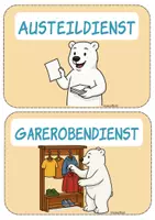 Vorschau - Fördermaterial/Inklusion - Klassendienste der Eisbärenklasse (Classroom Management) - Seite 2