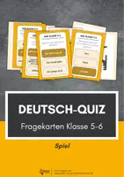 Vorschau - Quiz - Deutsch-Quiz Klasse 5 und 6 - Deckblatt