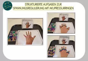 Vorschau - Fördermaterial/Inklusion - Strukturierte Entspannungsaufgabe mit Akupressur-Ringen - Seite 1
