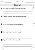 Vorschau - Arbeitsblätter - Mammut MEGABUNDLE - Wissenskartei, Lückentext, Steckbrief, Suchsel, Quizkarten - Seite 2