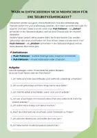Vorschau - Arbeitsblätter - Entscheidung zur Selbstständigkeit Push- und Pullfaktoren - Seite 2