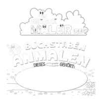 Vorschau - Mal- und Bastelvorlagen - Für große Maler – Das Alphabet-Malbuch mit Alonies und Berufen - Seite 2