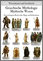 Vorschau - Arbeitsblätter - Griechische Mythologie - Mythische Wesen - Wissenskartei und Steckbriefe - Seite 1