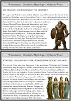 Vorschau - Arbeitsblätter - Griechische Mythologie - Mythische Wesen - Wissenskartei und Steckbriefe - Seite 3