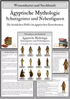 Vorschau - Stationenlernen - Ägyptische Mythologie - Schutzgeister und Nebenfiguren - Wissenskartei und Steckbriefe - Deckblatt