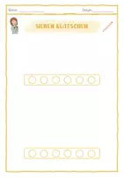 Vorschau - Arbeitsblätter - Silben Klatschen Ostern; Sprachrhythmik - Seite 1