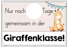 Vorschau - Anderer Materialtyp - Countdown für den Abschied - Giraffenklasse - Seite 2