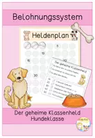 Vorschau - Anderer Materialtyp - Der geheime Klassenheld - Hundeklasse - Heldenplan/Knochenplan - Deckblatt