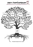 Vorschau - Arbeitsblätter - Mein Familienbaum - Deckblatt