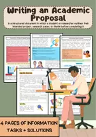 Vorschau - Arbeitsblätter - Academic Proposal Writing: Structure, Research, Feasibility - Deckblatt