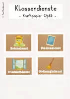 Vorschau - Poster - Klassendienste - Deckblatt