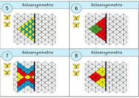Vorschau - Arbeitsblätter - Symmetrie Freiarbeitskartei Klasse 3 4 - Seite 3
