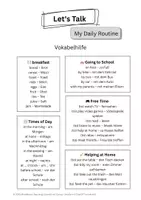 Vorschau - Arbeitsblätter - Let's Talk: Daily Routine - Freies Sprechen ab Klasse 5 - Seite 3