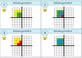 Vorschau - Arbeitsblätter - Symmetrie Freiarbeitskartei Klasse 3 4 - Seite 2