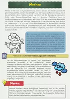 Vorschau - Arbeitsblätter - Methan: Wirkung, Entstehung und Klimawandel - Seite 1