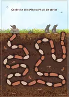 Vorschau - Stundenentwürfe - 🌞 Maulwurf Brettspiel & Graphomotorik unter der Erde - Seite 1