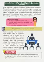Vorschau - Arbeitsblätter - How to Write an Effective Speech Conclusion - Seite 1