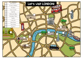 Vorschau - Unterrichtsreihen - London Karte & Directions Englisch Grundschule (Klasse 3–4) – Arbeitsblätter, Stadtplan & Dialoge zu „Asking for Directions“ - Seite 3