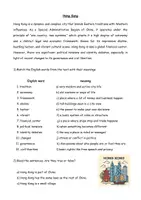 Vorschau - Arbeitsblätter - Living in Hong Kong - Deckblatt