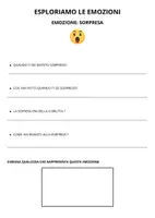 anteprima - Esercizi - Tabelle emozioni da completare - Pagina 1