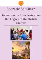 Vorschau - Arbeitsblätter - Socratic Seminar: Discussion of Two Texts on the Legacy of the British Empire - Deckblatt