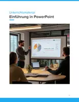 Vorschau - Unterrichtsreihen - Einführung in PowerPoint – Präsentationskompetenz im Unterricht (Klasse 7–10) - Deckblatt