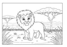Vista previa - Manualidades / Dibujos para colorear - 20 Imágenes para colorear – Animales de la selva - página 2